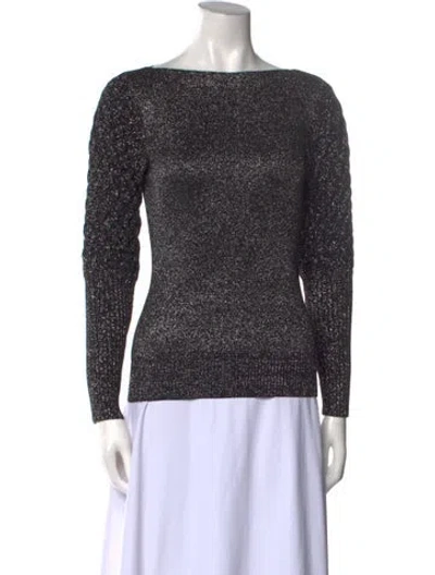 Pre-owned Sachin & Babi Bateau Neckline Sweater In Multi