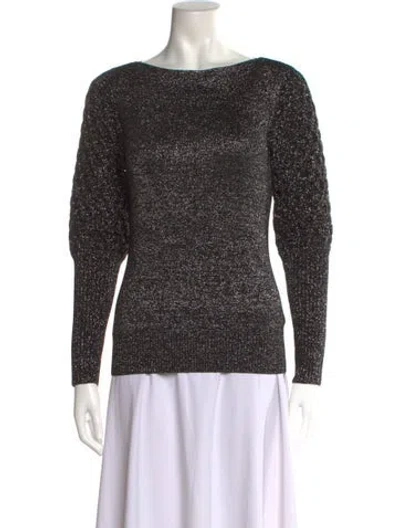 Pre-owned Sachin & Babi Bateau Neckline Sweater In Multi