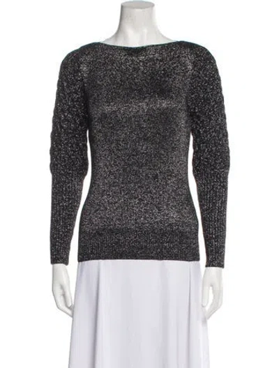 Pre-owned Sachin & Babi Bateau Neckline Sweater In Multi