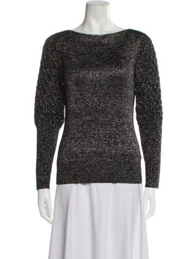 Pre-owned Sachin & Babi Bateau Neckline Sweater In Multi