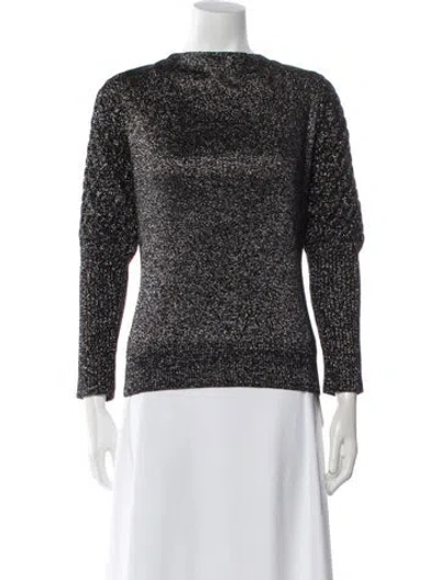 Pre-owned Sachin & Babi Bateau Neckline Sweater In Multi