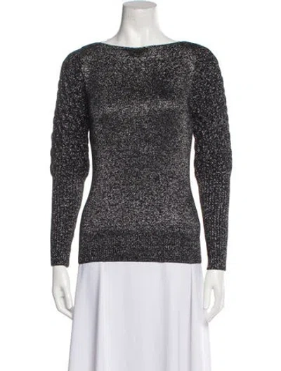 Pre-owned Sachin & Babi Bateau Neckline Sweater In Multi