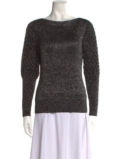 Pre-owned Sachin & Babi Bateau Neckline Sweater In Multi