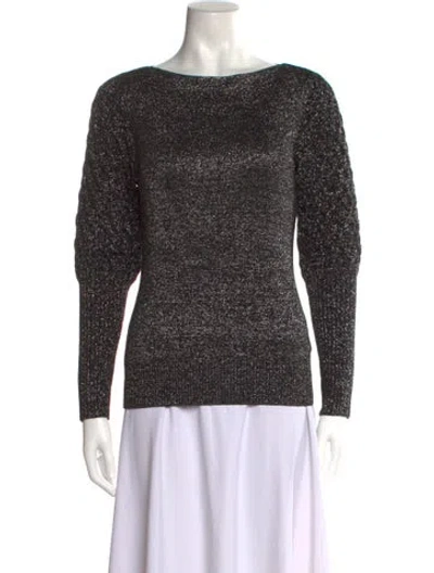 Pre-owned Sachin & Babi Bateau Neckline Sweater In Multi