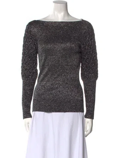 Pre-owned Sachin & Babi Bateau Neckline Sweater In Multi