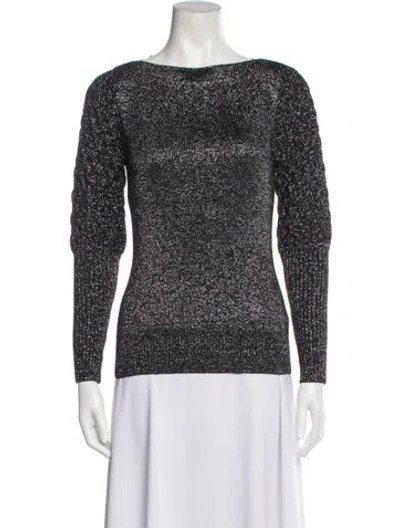 Pre-owned Sachin & Babi Bateau Neckline Sweater In Multi