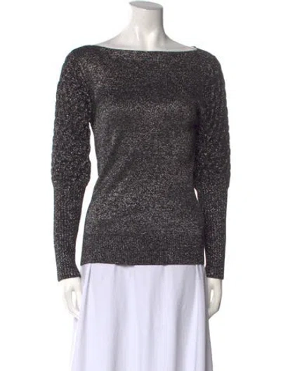 Pre-owned Sachin & Babi Bateau Neckline Sweater In Multi