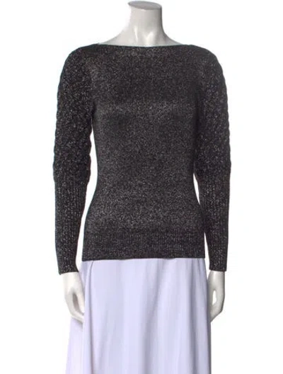 Pre-owned Sachin & Babi Bateau Neckline Sweater In Multi
