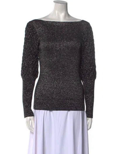 Pre-owned Sachin & Babi Bateau Neckline Sweater In Multi