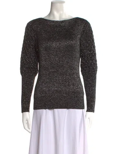 Pre-owned Sachin & Babi Bateau Neckline Sweater In Multi