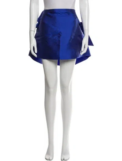 Pre-owned Sachin & Babi Bow Accents Mini Skirt In Multi