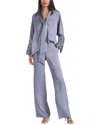 Sachin & Babi Reid Sequin-cuff Tie-neck Satin Crepe Top
