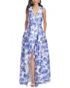 Sachin & Babi Brooke Gown In Blue