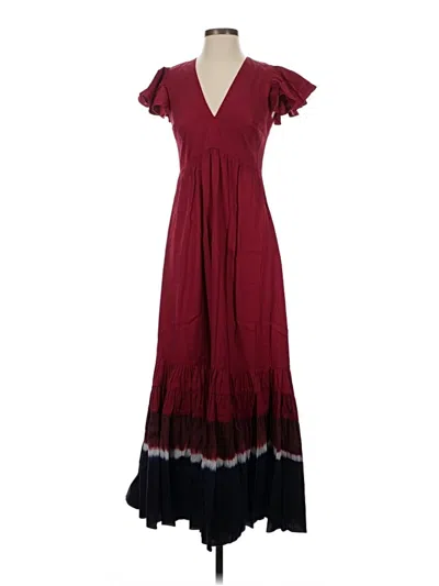 Sachin & Babi Casual Dress In Burgundy