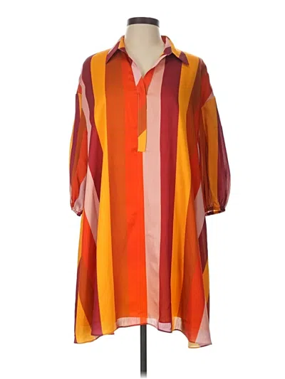 Pre-owned Sachin & Babi Casual Dress In Orange