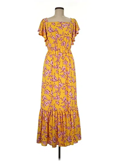 Pre-owned Sachin & Babi Casual Dress In Yellow