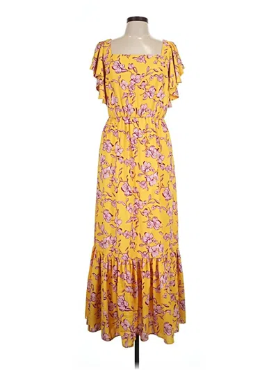Pre-owned Sachin & Babi Casual Dress In Yellow