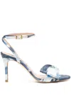 Sachin & Babi Chelsea 90mm Bow-detail Sandals In Blue