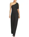 Sachin & Babi Chelsea One-shoulder Gown In Black