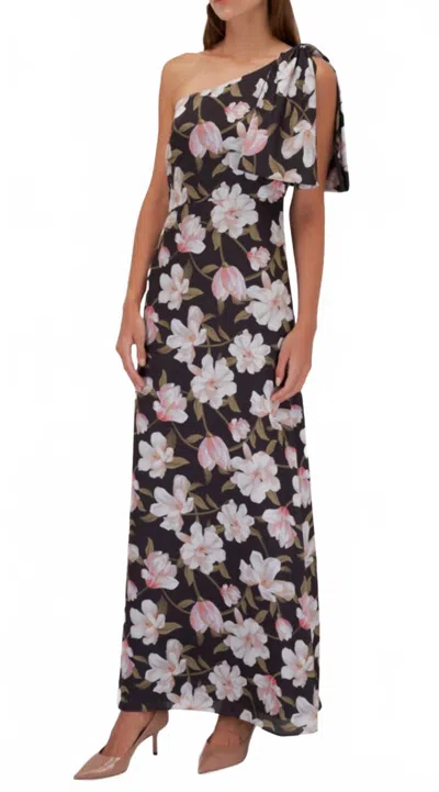 Sachin & Babi Chelsea Gown In Ebony Garden Black