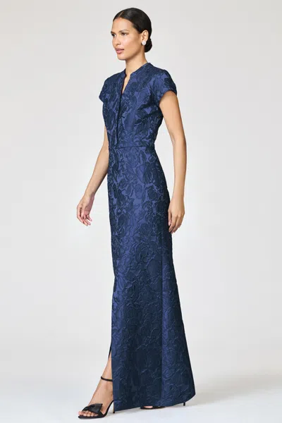 Sachin & Babi Cloque Lynn Gown