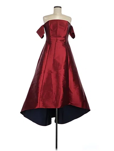 Pre-owned Sachin & Babi Cocktail Dress In Burgundy