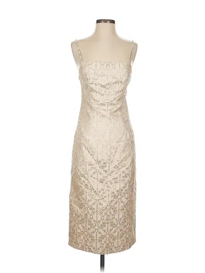 Pre-owned Sachin & Babi Cocktail Dress In Gold