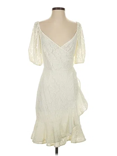 Pre-owned Sachin & Babi Cocktail Dress In Ivory