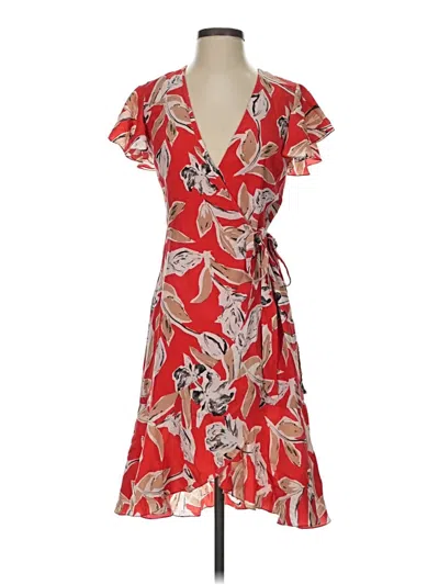 Pre-owned Sachin & Babi Cocktail Dress In Red