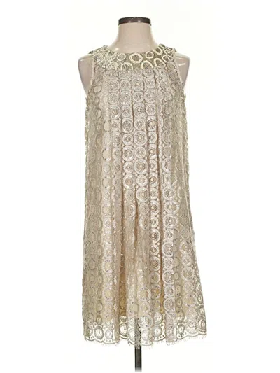Pre-owned Sachin & Babi Cocktail Dress In Silver