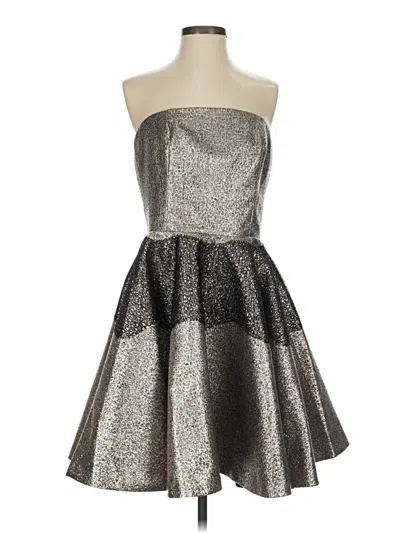 Pre-owned Sachin & Babi Cocktail Dress In Silver