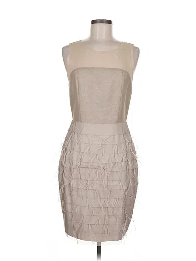 Pre-owned Sachin & Babi Cocktail Dress In Tan