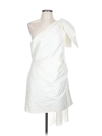 Pre-owned Sachin & Babi Cocktail Dress In White