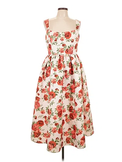 Pre-owned Sachin & Babi Cocktail Dress In White