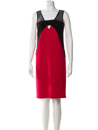 Pre-owned Sachin & Babi Colorblock Pattern Knee-length Dress W/ Tags In Multi