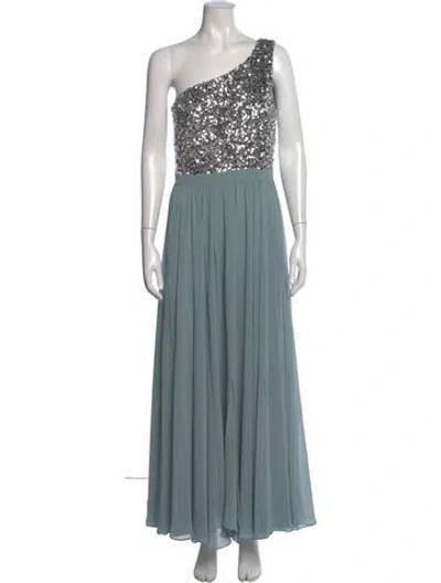 Pre-owned Sachin & Babi Colorblock Pattern Long Dress In Multi