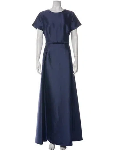 Pre-owned Sachin & Babi Crew Neck Long Dress In Green