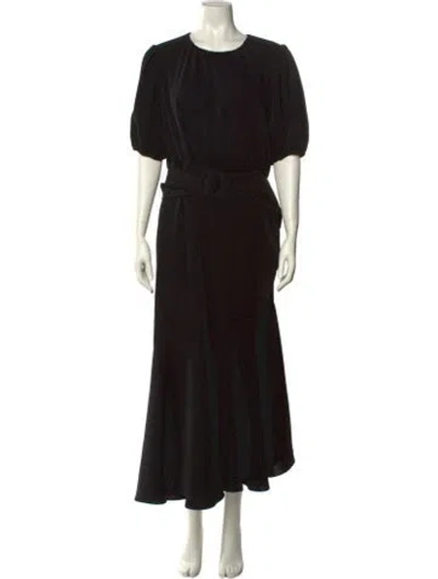 Pre-owned Sachin & Babi Crew Neck Long Dress W/ Tags In Black