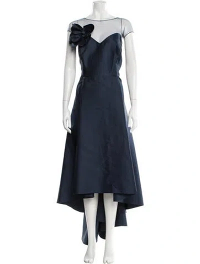 Pre-owned Sachin & Babi Crew Neck Long Dress W/ Tags In Blue