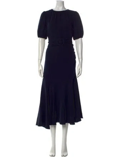 Pre-owned Sachin & Babi Crew Neck Long Dress W/ Tags In Blue
