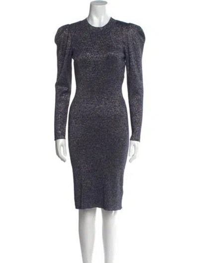 Pre-owned Sachin & Babi Crew Neck Midi Length Dress