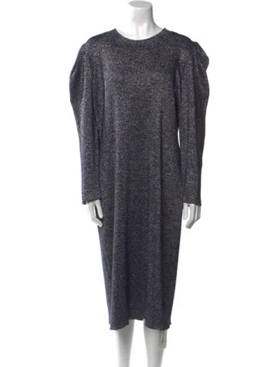 Pre-owned Sachin & Babi Crew Neck Midi Length Dress