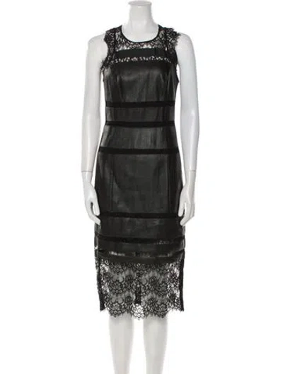 Pre-owned Sachin & Babi Crew Neck Midi Length Dress In Multi
