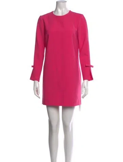 Pre-owned Sachin & Babi Crew Neck Mini Dress In Pink