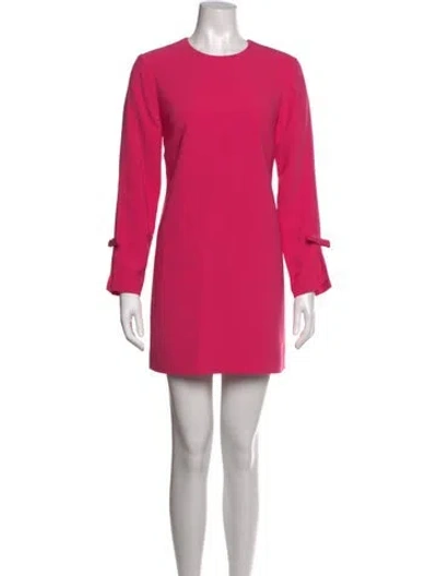 Pre-owned Sachin & Babi Crew Neck Mini Dress In Pink