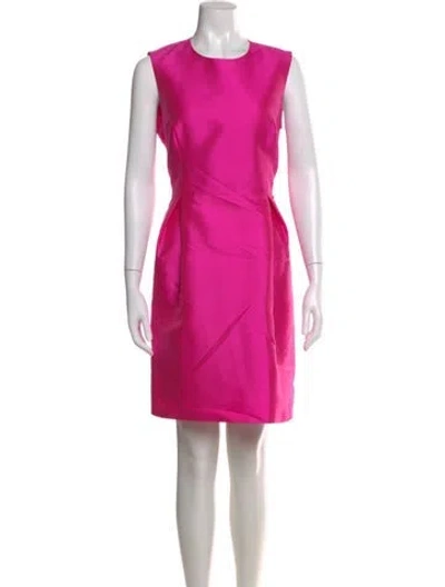 Pre-owned Sachin & Babi Crew Neck Mini Dress W/ Tags In Pink