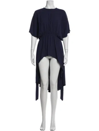 Pre-owned Sachin & Babi Crew Neck Short Sleeve Top In Blue