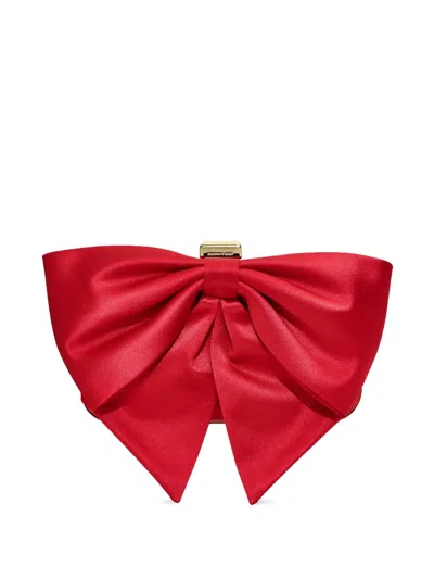 Sachin & Babi Cupids Bow Clutch Bag In Red