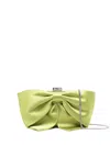 Sachin & Babi Cupids Bow-detail Clutch Bag In Green
