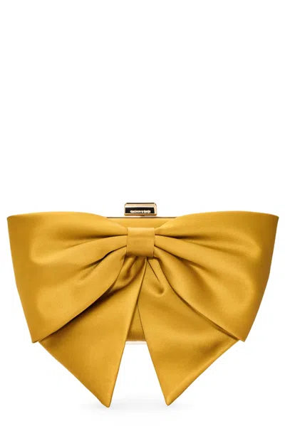 Sachin & Babi Cupids Yellow Duchess Evening Clutch In Marigold